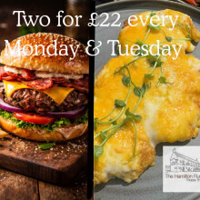 Parmo/Burger Monday & Tuesday