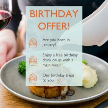 January birthday offer!!