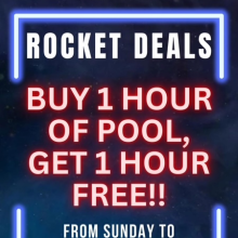 BUY 1 HOUR, GET ONE FREE!