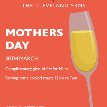 Mothers Day at The Cleveland Arms